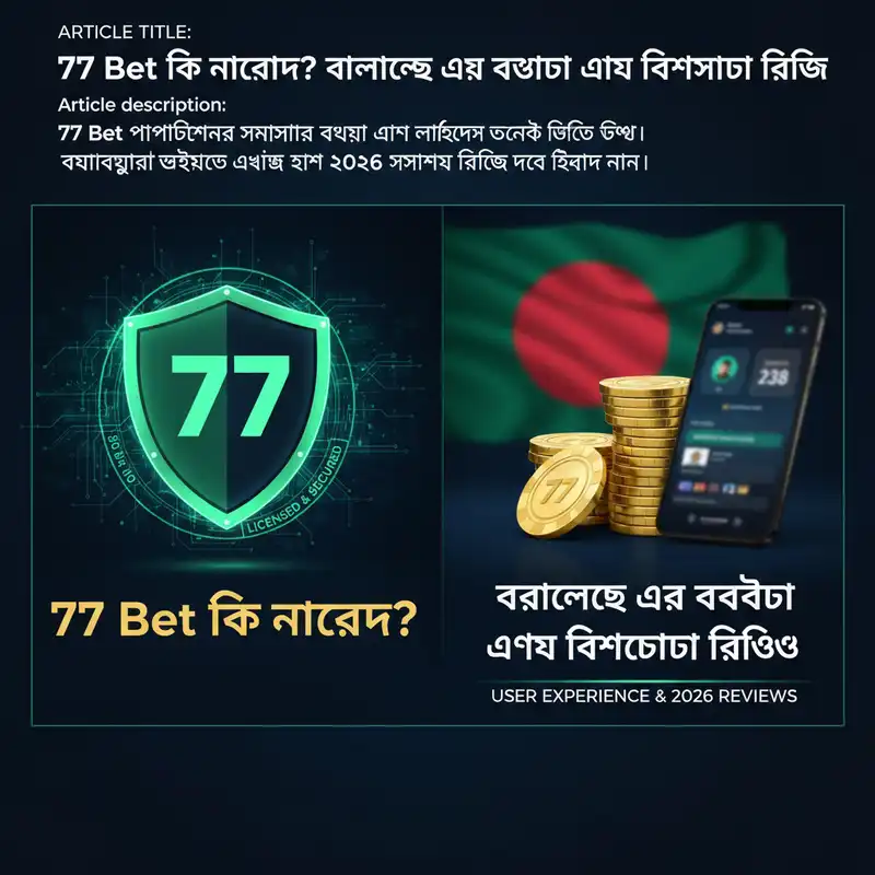 77 Bet প্ল্যাটফর্মের নিরাপত্তা ও বৈধতা রিভিউ ২০২৬
